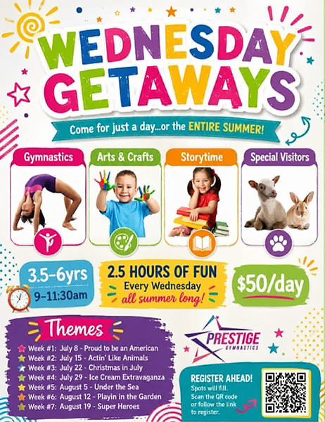 Prestige Gymnastics Summer Programs
